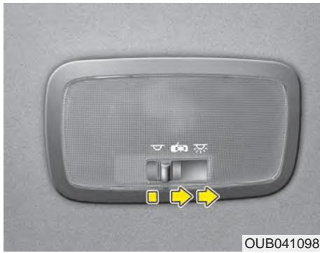 KIA Rio (2014) - Lampe de lecture (si équipé) - 1