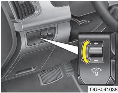 KIA Rio (2014) - MISE EN GARDE - Rétroviseur extérieur à commande électrique - 2
