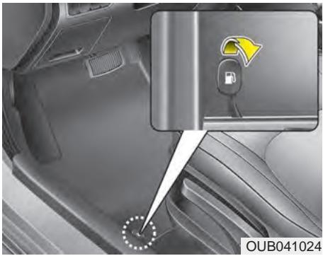 KIA Rio (2014) - VOLET DU RÉSERVOIR DE CARBURANT - 1