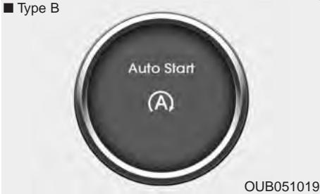 KIA Rio (2014) - Pour faire redémarrer le moteur depuis le mode d'arrêt au ralenti - 2