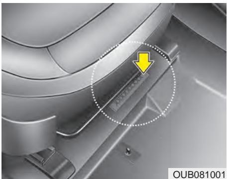 KIA Rio (2014) - NUMÉRO D'IDENTIFICATION DU VÉHICULE (NIV) - 1