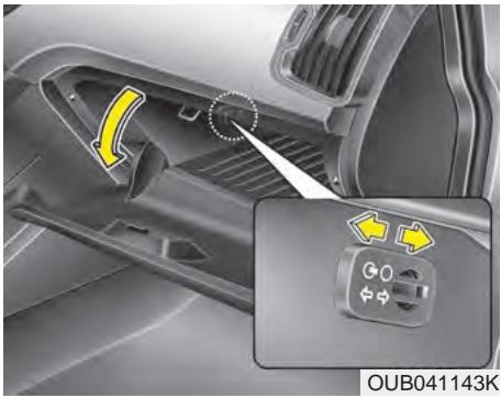 KIA Rio (2014) - Rangement dans la console centrale (si équipé) - 2