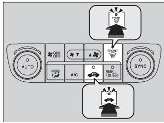 Acura RDX (2013-2016) - ■ Pour dégivrer les glaces rapidement - 1