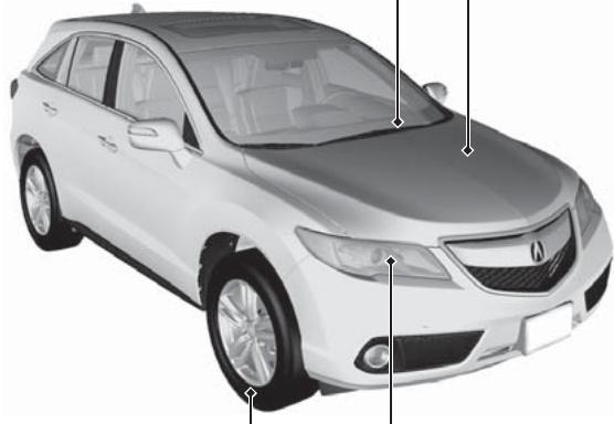 Acura RDX (2013-2016) - Balais d'essuie-glaces - 1