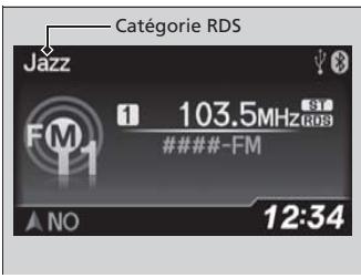 Acura RDX (2013-2016) - Pour trouver une station avec RDS dans la catégorie de programme sélectionnée - 1