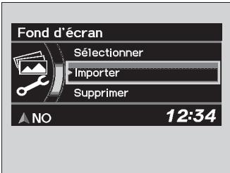 Acura RDX (2013-2016) - Importer un fond d'écran - 1