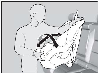 Acura RDX (2013-2016) - Installation d'un siège de sécurité pour enfant avec une ceinture sous-abdominale/épaulière - 1