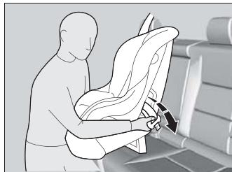 Acura RDX (2013-2016) - Installation d'un siège de sécurité pour enfant avec une ceinture sous-abdominale/épaulière - 1