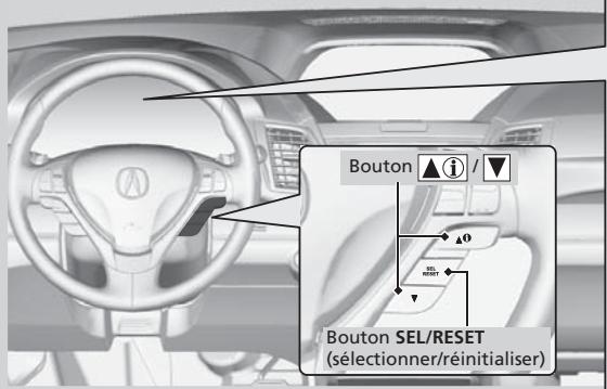 Acura RDX (2013-2016) - Changement d'affichage - 1