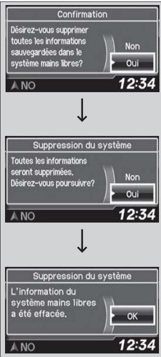 Acura RDX (2013-2016) - Pour effacer les données du système - 1