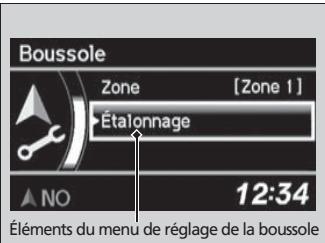 Acura RDX (2013-2016) - Étalonnage de la boussole - 1