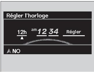 Acura RDX (2013-2016) - À l'aide du bouton SETUP (configuration) - 1