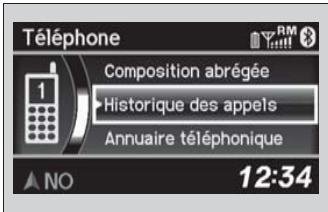 Acura RDX (2013-2016) - Faire un appel - 1