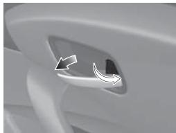 Acura RDX (2013-2016) - Déverrouillage des portières avant à partir de l'intérieur P.104 - 1