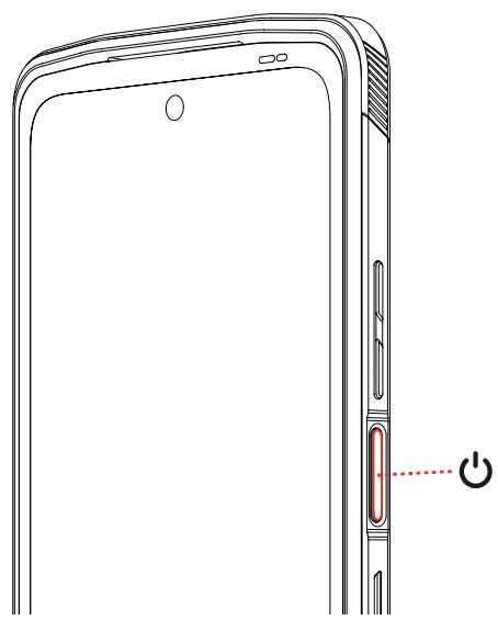 CROSSCALL StellarX5S - Mise en marche et arrêt du téléphone - 1