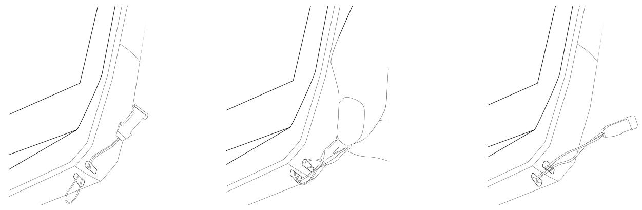 CROSSCALL StellarX5S - Installation du cordon de sécurité\* - 1