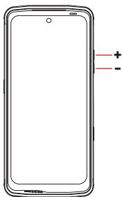 CROSSCALL StellarX5S - Bouton volume +/- - 1