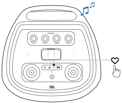 JBL PARTYBOXULTIMATE - Accédez à vos préréglages avec le bouton ♥ (Moment) - 2