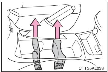 TOYOTA Matrix (2014) - Inserts du porte-gobelets (avant) - 1