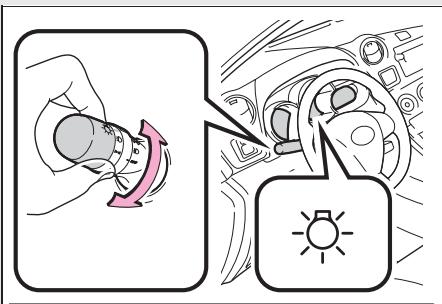 TOYOTA Matrix (2014) - Si le témoin d'alerte d'un système de sécurité ne s'allume pas - 1