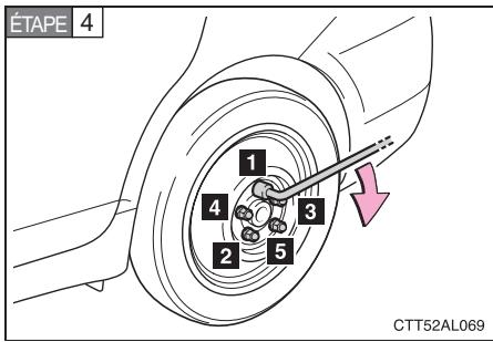 TOYOTA Matrix (2014) - Montage de la roue - 5