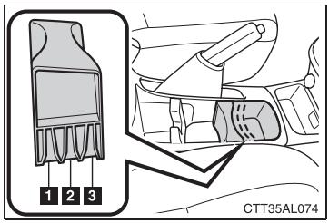 TOYOTA Matrix (2014) - Réglage du portegobetelets à la taille des gobelets ou des canettes - 2