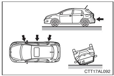 TOYOTA Matrix (2014) - Conditions de déploiemment du coussin gonflable SRS (coussins gonflables SRS lateraux et rideaux) - 2