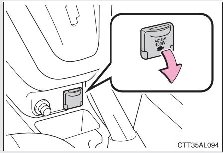 TOYOTA Matrix (2014) - Prise d'alimentation* - 2