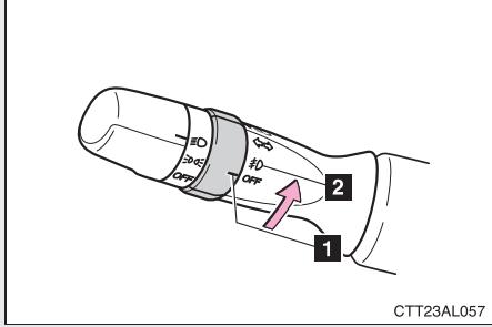 TOYOTA Matrix (2014) - Sélecteur d'antibrouillards* - 2