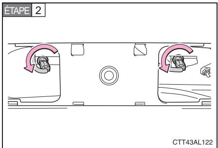 TOYOTA Matrix (2014) - Éclairages de plaque d'immatriculation - 2