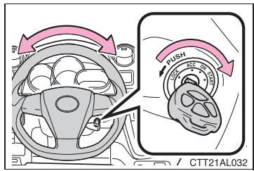 TOYOTA Matrix (2014) - Déblocage de l'antivol de direction - 1