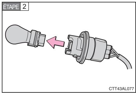 TOYOTA Matrix (2014) - ■ Clignotants avant/feux de stationnement etoux de position lateraux avant - 2