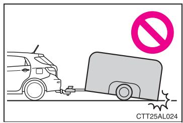 TOYOTA Matrix (2014) - ■ Boule d'attelage à la même hauteur que le coupleur de la caravan/ remorque - 1