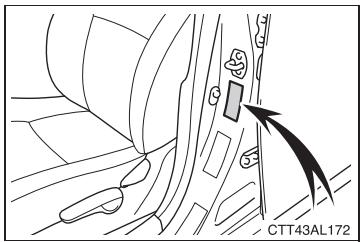 TOYOTA Matrix (2014) - Charge maximum des pneumatiques - 1