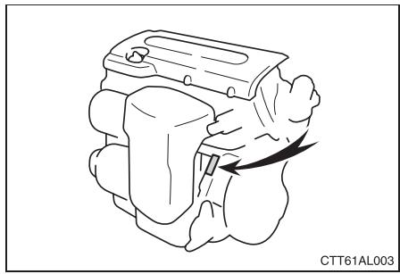 TOYOTA Matrix (2014) - Numéro du moteur - 2