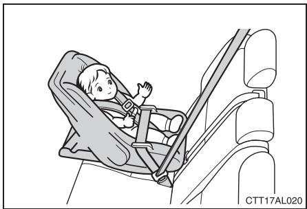 TOYOTA Matrix (2014) - Types de sièges de sécurité infant - 1