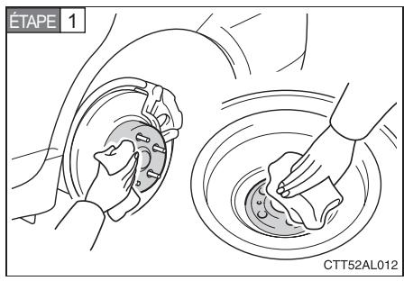 TOYOTA Matrix (2014) - Montage de la roue - 1