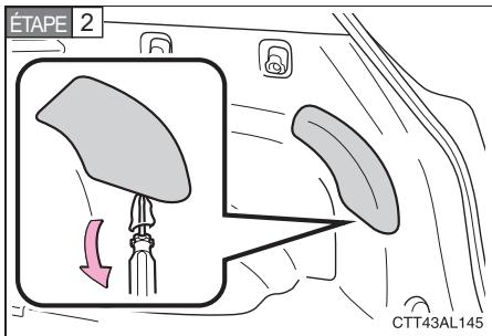 TOYOTA Matrix (2014) - ■ Clignotants avant/feux de stationnement etoux de position lateraux avant - 4