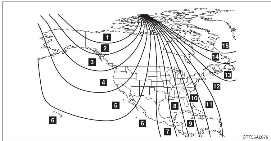 TOYOTA Matrix (2014) - Étalonnage de la boussole - 1