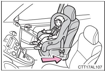 TOYOTA Matrix (2014) - Lorsque you installez un siège de sécurité infant - 2