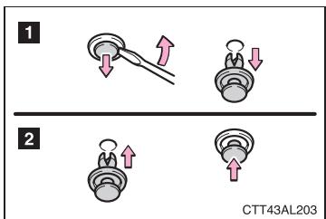 TOYOTA Matrix (2014) - Dépose et installation du clip de fixation de la doublure d'aile - 1