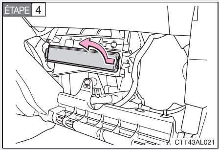 TOYOTA Matrix (2014) - Méthode de dépose - 3