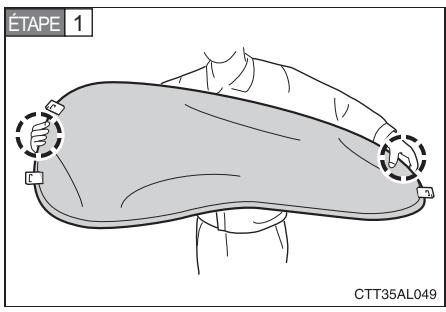 TOYOTA Matrix (2014) - Plier le cache-bagages - 1