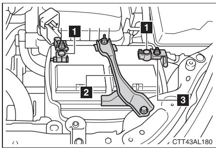 TOYOTA Matrix (2014) - Extérieur de la batterie - 1