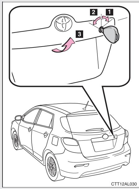 TOYOTA Matrix (2014) - Hayon - 1