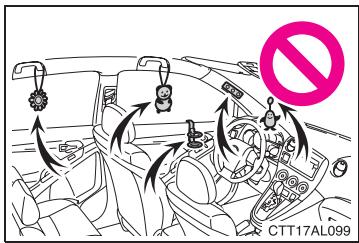 TOYOTA Matrix (2014) - Precautions concerning le coussin gonflable SRS - 1