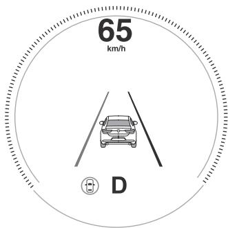 MAZDA CX-30 (2019) - Avertissement de limite d'assistance à la direction - 1