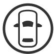 MAZDA CX-30 (2019) - Symbole d'état (blanc) i-ACTIVSENSE (système d'avertissement/aide à la prévention des risques) - 1