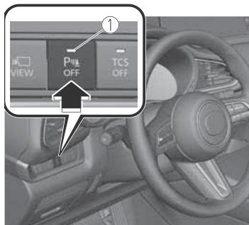 MAZDA CX-30 (2019) - ▼ Interrupteur OFF de capteur de stationnement - 1