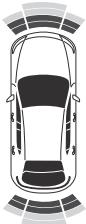MAZDA CX-30 (2019) - ▼ Plage de détection du capteur - 9
